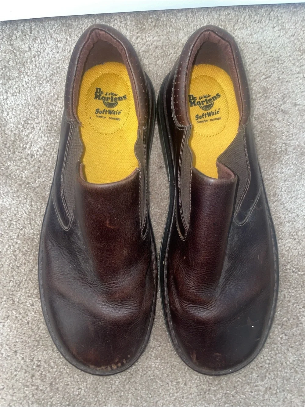 Dr. Martens Orson Slip-On Men's Casual Leather Shoes - Brown leather
